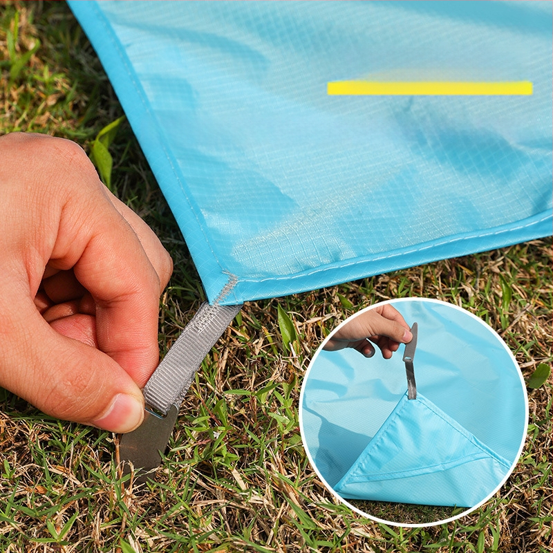 Isdan mini piknika sega, neilons, 250 g, 20D ūdensizturīgs audums, modeļa YSD-80626, salokāma sega kemptingam un brīvajā dabā, mitrumizturība līdz 2000M+