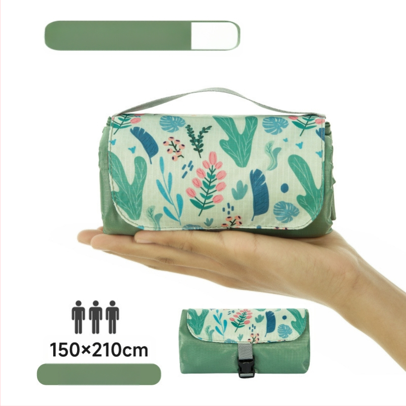 Isdan mini piknika sega, neilons, 250 g, 20D ūdensizturīgs audums, modeļa YSD-80626, salokāma sega kemptingam un brīvajā dabā, mitrumizturība līdz 2000M+