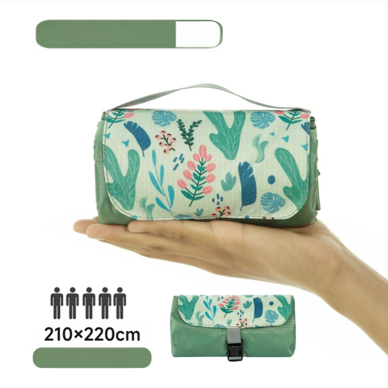 Isdan mini piknika sega, neilons, 250 g, 20D ūdensizturīgs audums, modeļa YSD-80626, salokāma sega kemptingam un brīvajā dabā, mitrumizturība līdz 2000M+