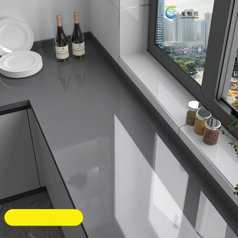 Lipdukas PET sienai, marmuro imitacija, atsparus aliejui ir aukštoms temperatūroms, virtuvės sienos dekoras