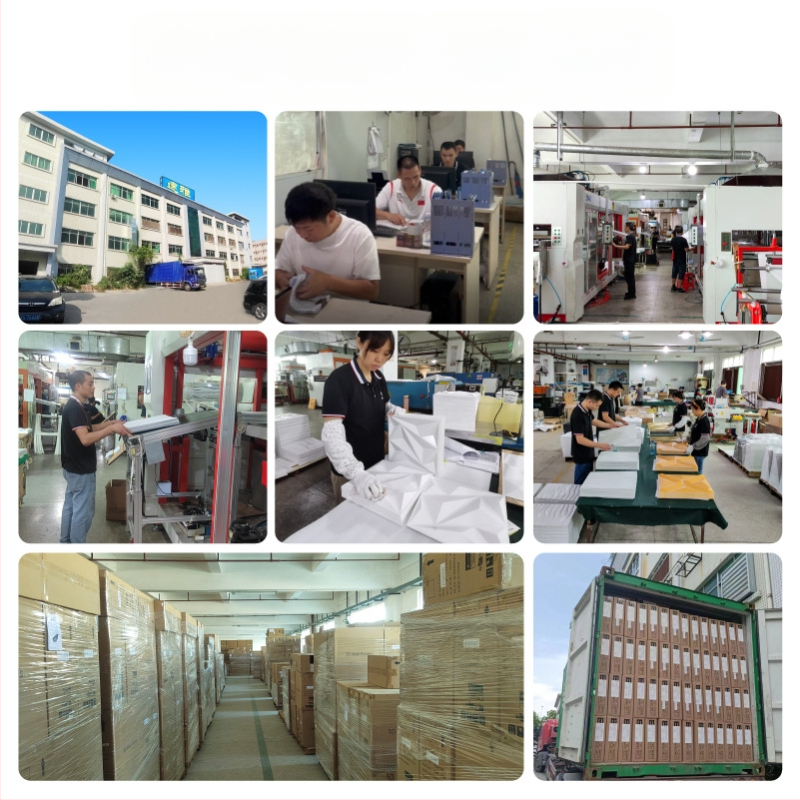 PVC 3D sienų plokštės — dekoratyvus modelis, atsparūs vandeniui, atsparūs ugniai, atsparūs senėjimui (sienų danga)