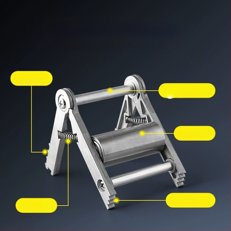 Įrankis kabelių vedimui elektros instaliacijose — vieno laidininko traukimo ratukas ir lizdo dėžės priedas