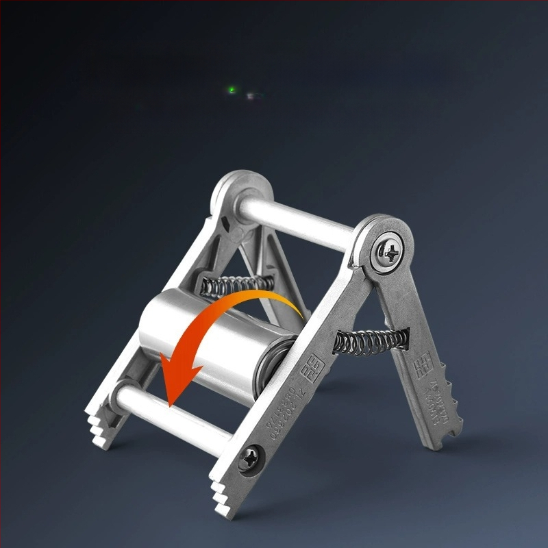 Įrankis kabelių vedimui elektros instaliacijose — vieno laidininko traukimo ratukas ir lizdo dėžės priedas