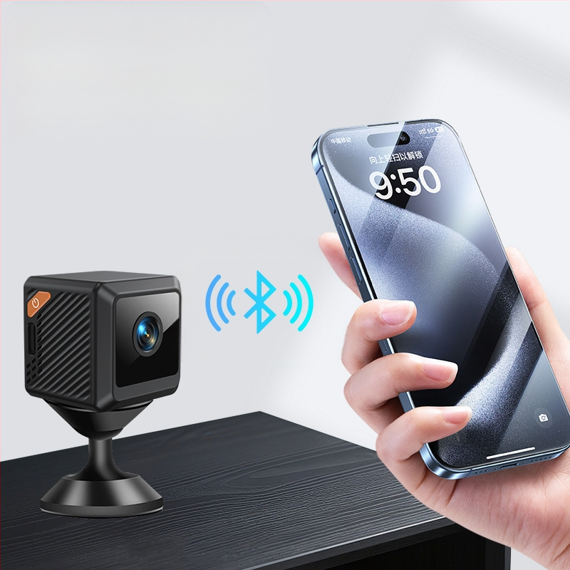 W02 veiksmo kamera su 1080p vaizdo įrašu, 140° plataus kampo, naktinis matymas, WiFi ir Bluetooth.