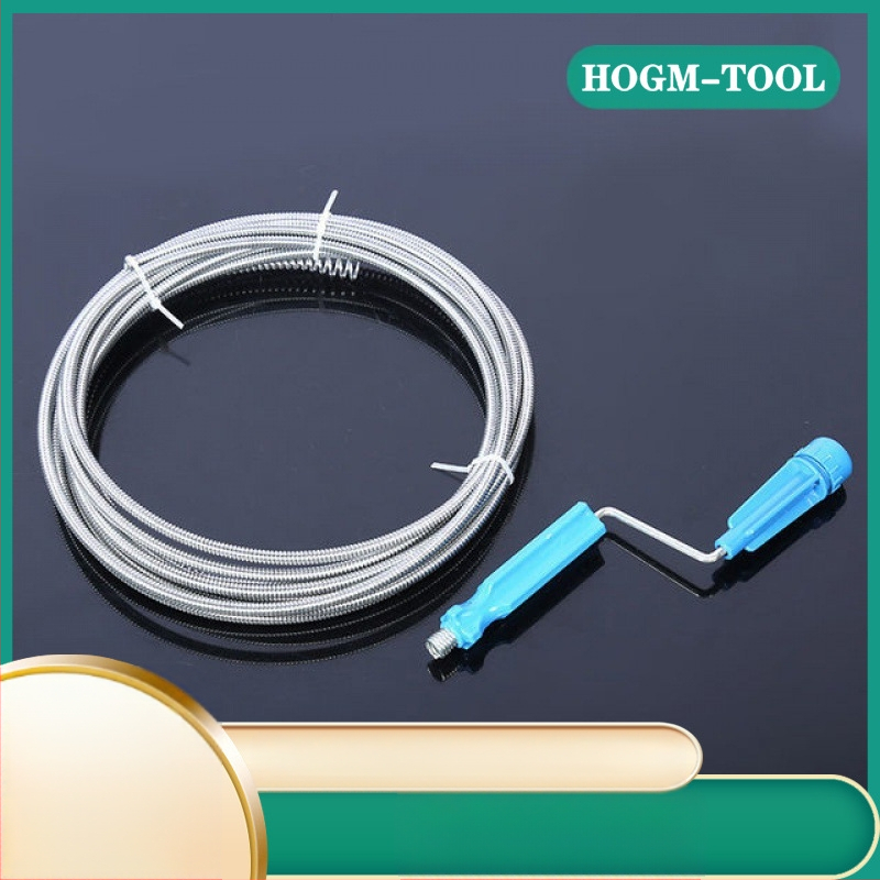 Rankinis sukamas nuotekų valytuvas – plieno viela, WC įrankis, HOGM-TOOL