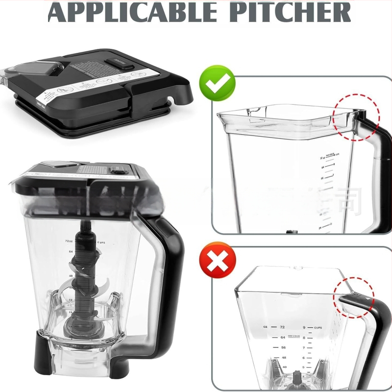 Замяна на капак за Ninja Blender 72 oz (BL642 BN701) – механично управление, регулируема функция, ≤36V, 10 000 rpm, 1 нож