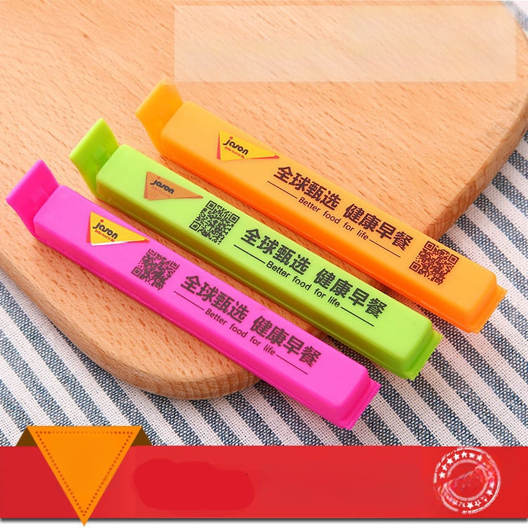 Plastinis uždarymo klipsas maišelio uždaryimui - Poly dry, logotipo spaudimas įmanomas, kilmė Yiwu, pradėtas 2013 m. pavasarį