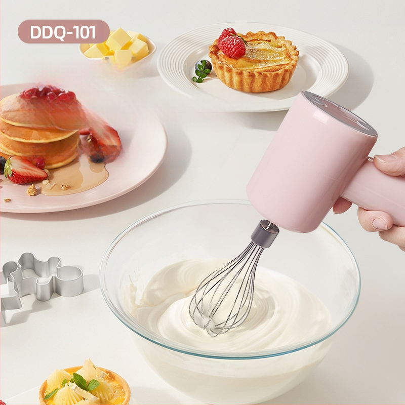 Elektrinis rankinis plakiklis kiaušiniams — 3 režimai, galia iki 100 W, įtampa iki 36 V, talpa 250 ml / 300 ml, daugiafunkcinis virtuvės plakiklis kiaušiniams, plakimui ir kokteiliams