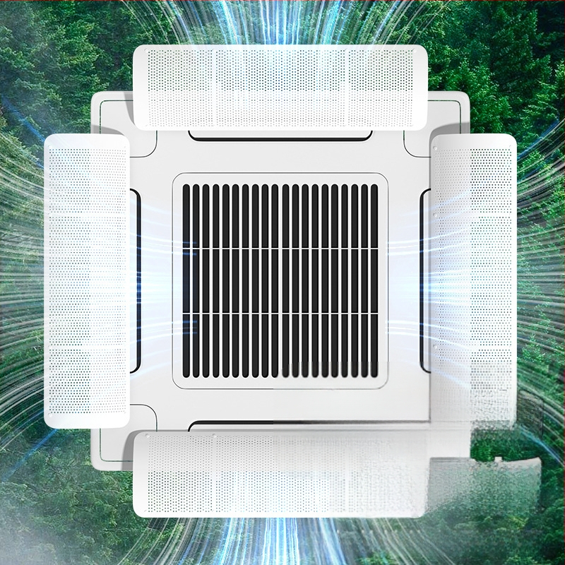 Centrinio oro kondicionieriaus biuro oro srauto deflektorius, plastikas, prekinis ženklas Holy Star Leigh, modelis FT-2023-11, oro kondicionavimo priedai, paprasta ir šiuolaikiška išvaizda