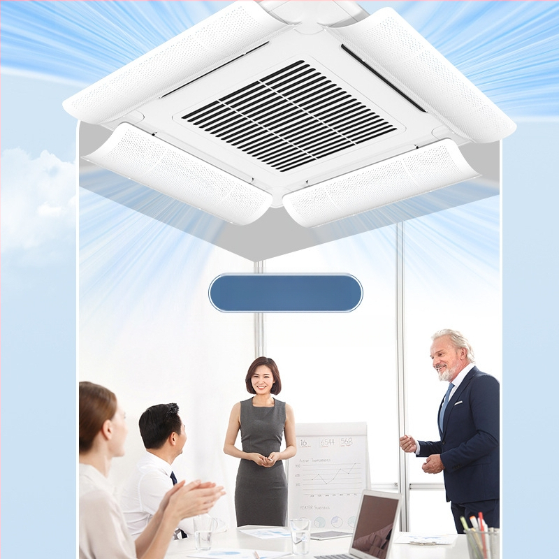 Centrinio oro kondicionieriaus biuro oro srauto deflektorius, plastikas, prekinis ženklas Holy Star Leigh, modelis FT-2023-11, oro kondicionavimo priedai, paprasta ir šiuolaikiška išvaizda