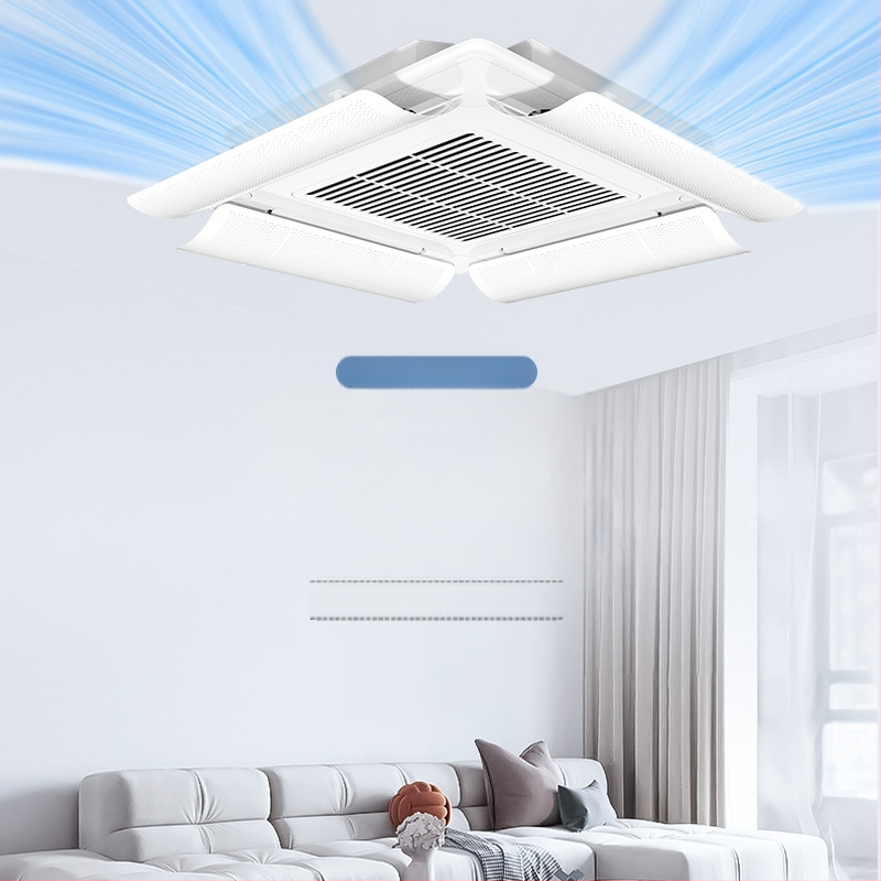 Centrinio oro kondicionieriaus biuro oro srauto deflektorius, plastikas, prekinis ženklas Holy Star Leigh, modelis FT-2023-11, oro kondicionavimo priedai, paprasta ir šiuolaikiška išvaizda