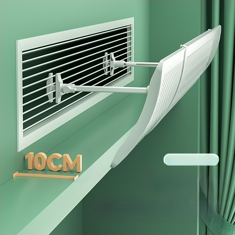 Дифлектор за климатик, универсален за централен изход, панел за насочване на въздуха, прост стил