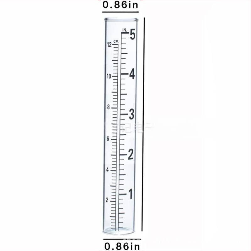 Geležinis lietaus matuoklis lauko naudojimui sode, lietaus matavimo vamzdelis, Xiang Li Ji