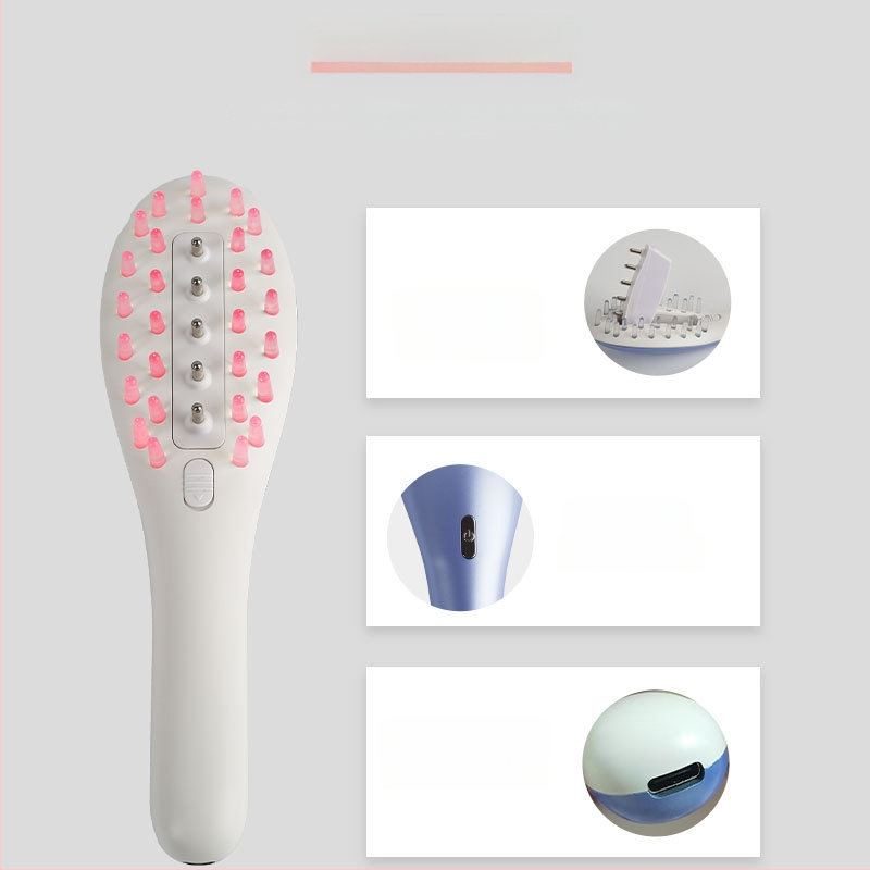 Songsheng KY103 belaidis galvos masažuoklis su vibracijomis, baterijomis maitinamas, pirmasis režimas