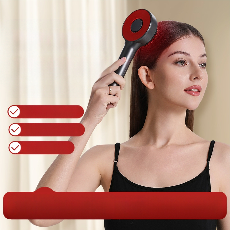 HT-s18 Електрическа масажна гребен за скалп - релаксиращ масаж и нанасяне на лекарство, общо предназначение, 5 степени, пуснат през април 2023