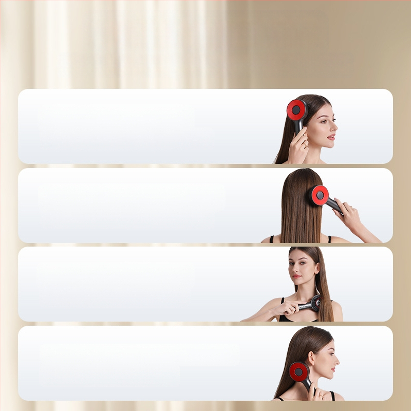 HT-s18 Електрическа масажна гребен за скалп - релаксиращ масаж и нанасяне на лекарство, общо предназначение, 5 степени, пуснат през април 2023