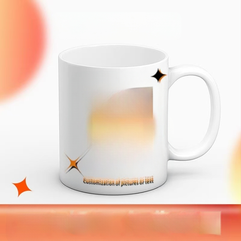 Керамична чаша с персонализирано лого и гравиране - DIY подарък за двойки, порцелан, модерен минималистичен стил