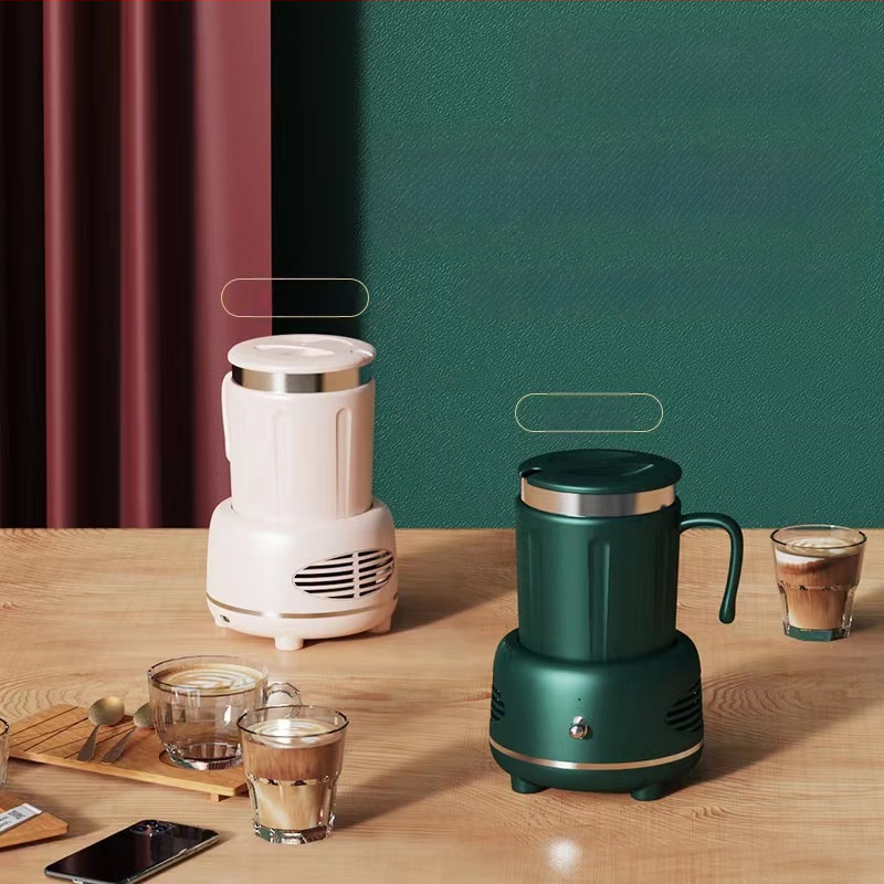 USB захранвана чаша за горещи и студени напитки с вградена нагревателна плоча, неръждаема стомана, изолирана, капацитет под 1 л