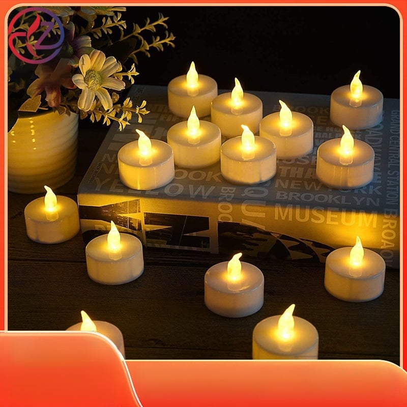 LED Tealight κερί, ABS υλικό, χειροποίητο, με εκτυπωμένο λογότυπο, συμπαγές σχήμα tea-wax