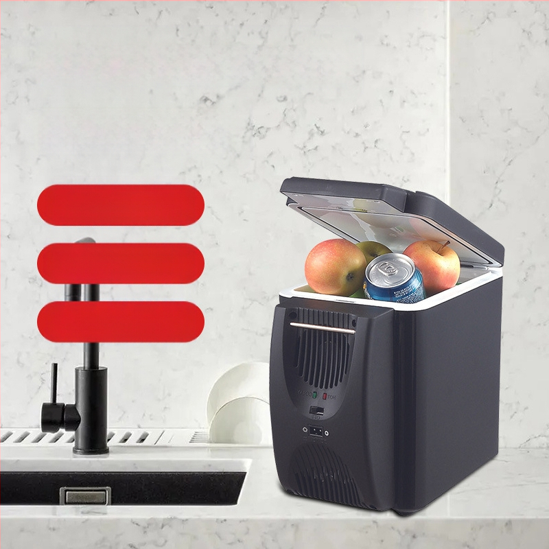 Aoqun полупроводников автомобилен хладилник за 12V, 48W, диапазон охлаждане/загряване 5–65°C, усилен полипропилен