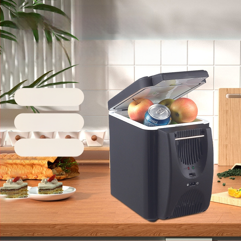 Aoqun полупроводников автомобилен хладилник за 12V, 48W, диапазон охлаждане/загряване 5–65°C, усилен полипропилен