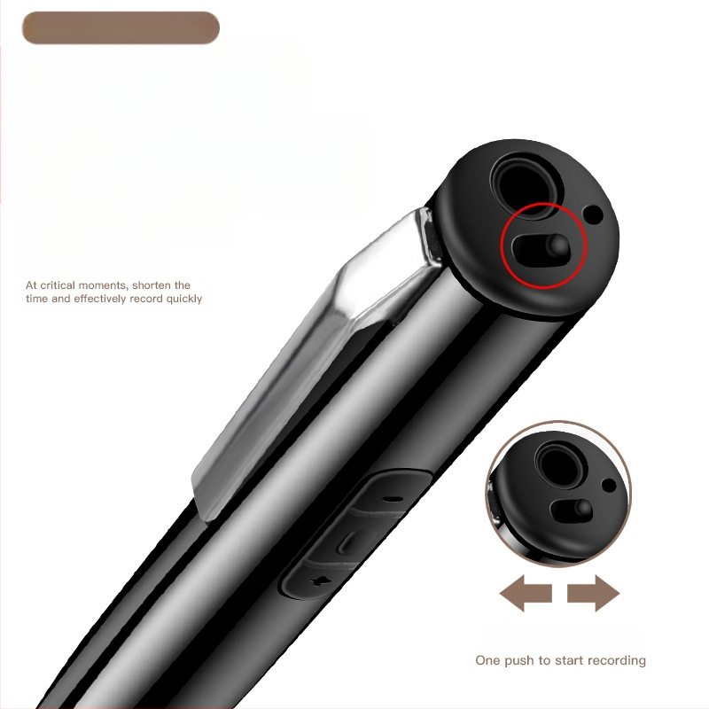 Καταγραφικό ήχου σε στυλό, εγγραφή με ένα κλικ, 5 ώρες εγγραφής, μεταφορά USB 2.0, υποστήριξη TF κάρτας