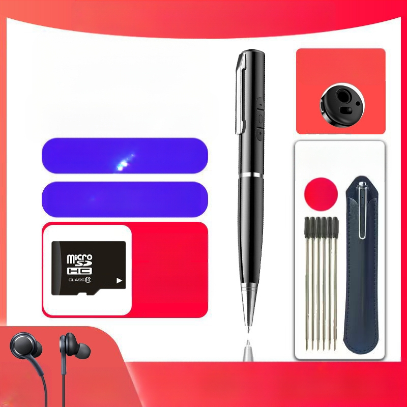Καταγραφικό ήχου σε στυλό, εγγραφή με ένα κλικ, 5 ώρες εγγραφής, μεταφορά USB 2.0, υποστήριξη TF κάρτας