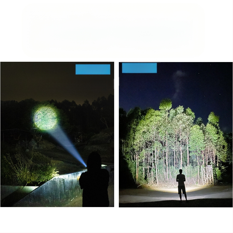 Rankinė LED žibintuvėlis 18W, 200 m veikimo spindulys, aliuminio lydinio korpusas, suderinamas su 16340/18350/18650 baterijomis