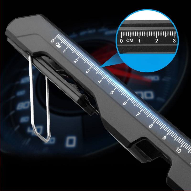 LED darbo lemputė su Type-C ir matavimo liniuotė, 10W, IP65, 360° apšvietimas