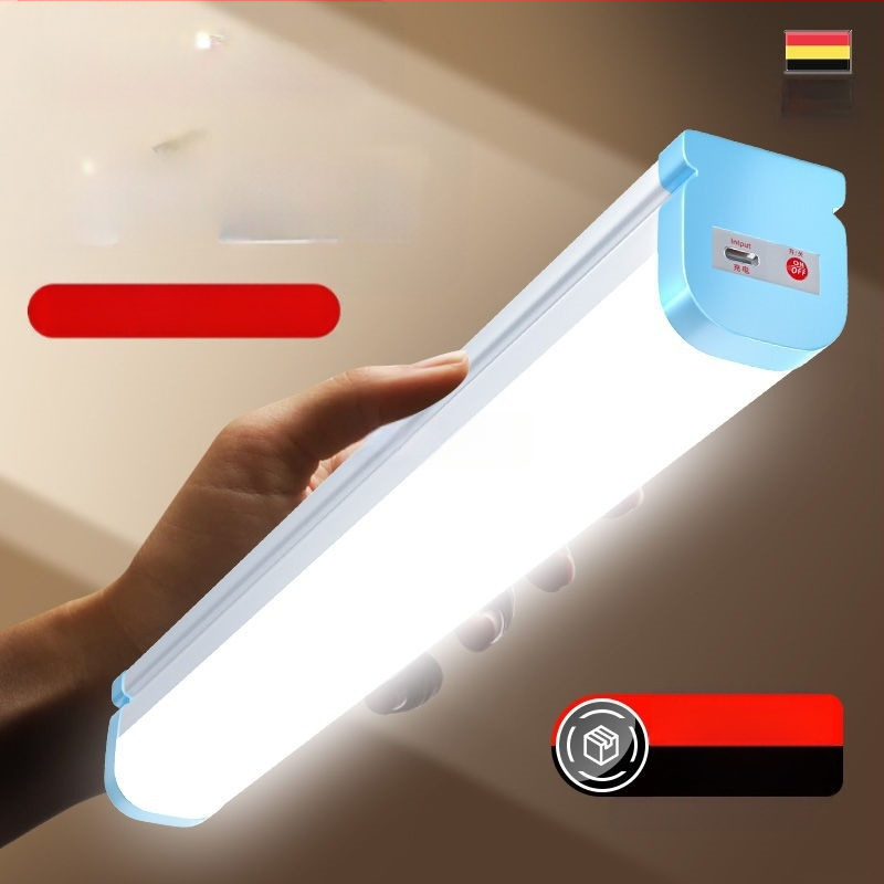 LED презареждаща палаткова лампа с магнитна основа, регулируема яркост, бутонен превключвател