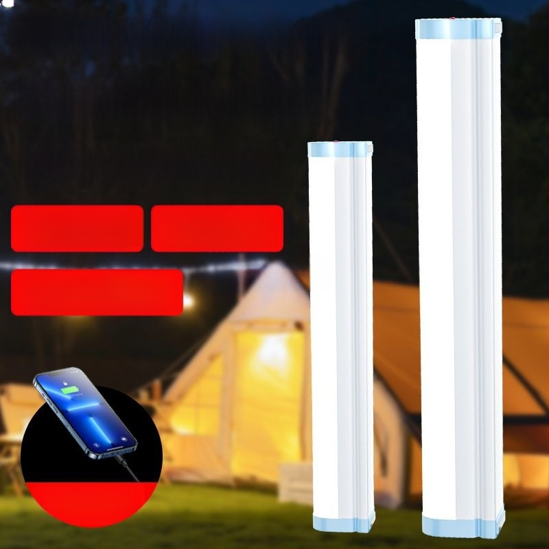 LED презареждаща палаткова лампа с магнитна основа, регулируема яркост, бутонен превключвател