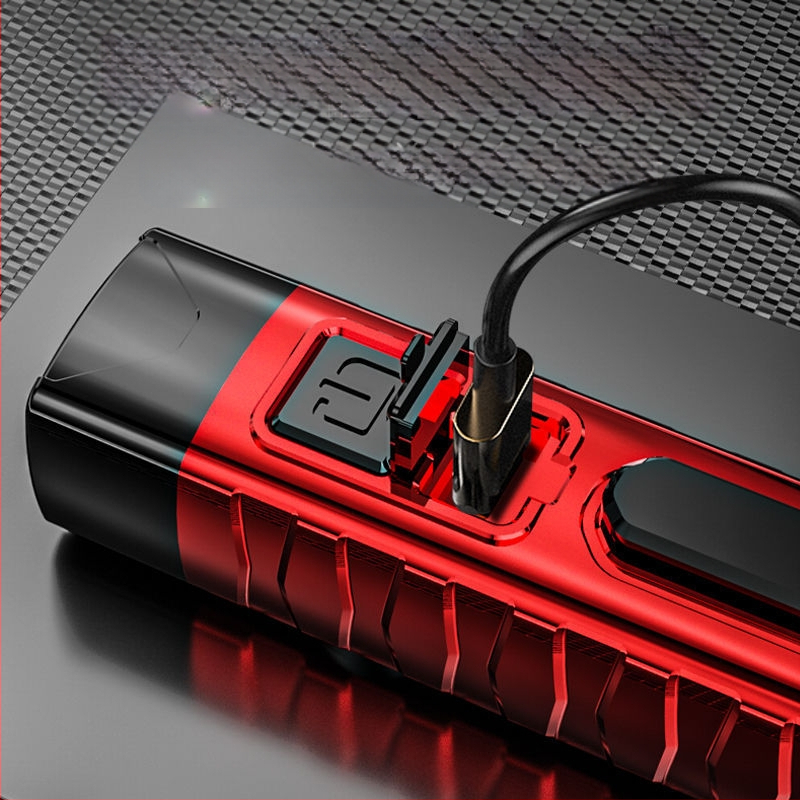 USB презареждащо LED фенерче с крушка + COB, 10W, 2400mAh, обхват 100-200 м, компактно преносимо мултифункционално