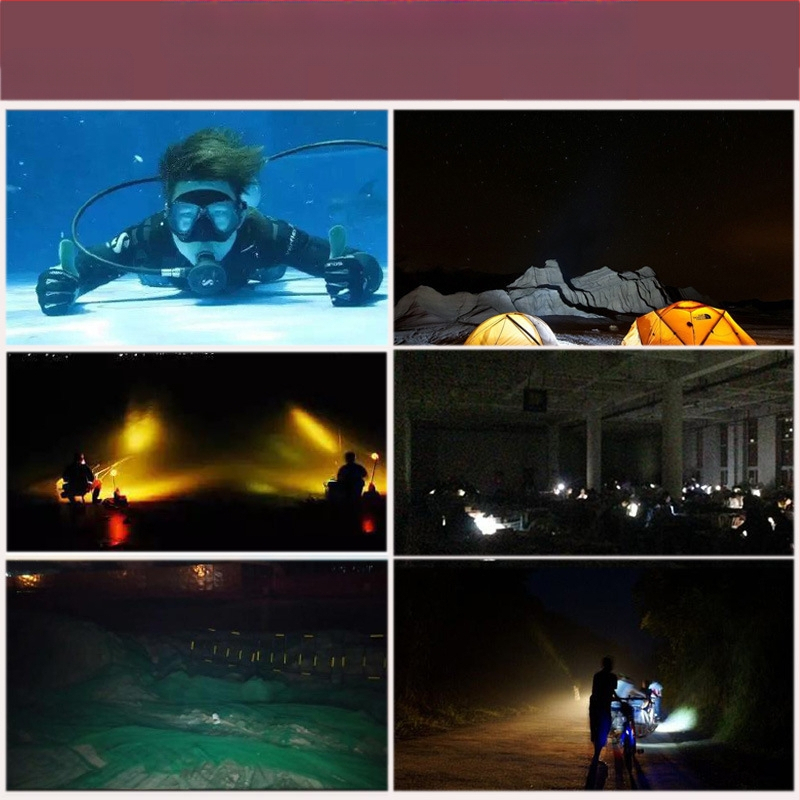 Nardymo žibintas su ABS korpusu, pritaikytas apdorojimas, nardymo apšvietimas