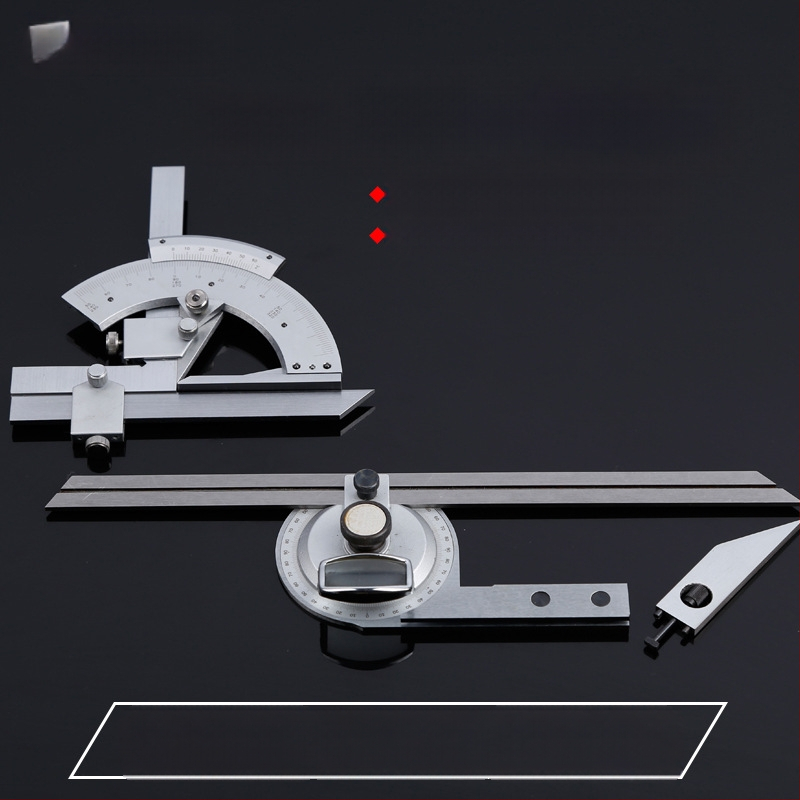 Γωνιόμετρο με χάρακα, κλίμακες 0-320° και 360°