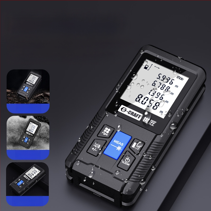 World Craftsman Μετρητής Αποστάσεων Λέιζερ — Σειρά Laser Measurement, Τύπος: Laser Range Finder, Εφαρμογή: Μηχανικές Κατασκευές και Οικιακή Μέτρηση