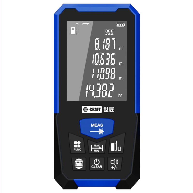 World Craftsman Μετρητής Αποστάσεων Λέιζερ — Σειρά Laser Measurement, Τύπος: Laser Range Finder, Εφαρμογή: Μηχανικές Κατασκευές και Οικιακή Μέτρηση