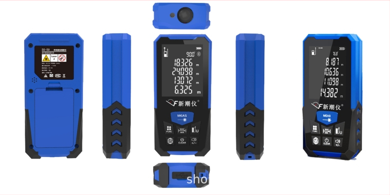 Φορητός μετρητής απόστασης λέιζερ, σειρά LDM-D3, εμβέλεια έως 200 μ, ακρίβεια 0,001 μ, οθόνη 2,4 ιντσών, ανθεκτικό σε σκόνη και πιτσιλίσματα