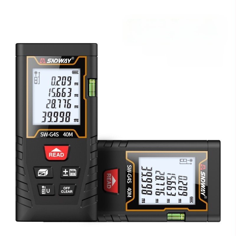 SW-MT4 μετρητής αποστάσεων λέιζερ, φορητός, υπέρυθρη μέτρηση, ηλεκτρονικός χάρακας