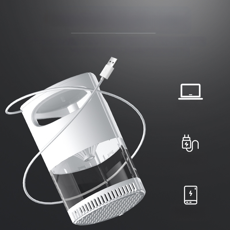 Λαμπτήρας εξολόθρευσης κουνουπιών USB, σιωπηλή μέθοδος εισπνοής, κατάλληλη για χώρους έως 10 m², αρωματοθεραπεία/απωθητικό κατά των κουνουπιών