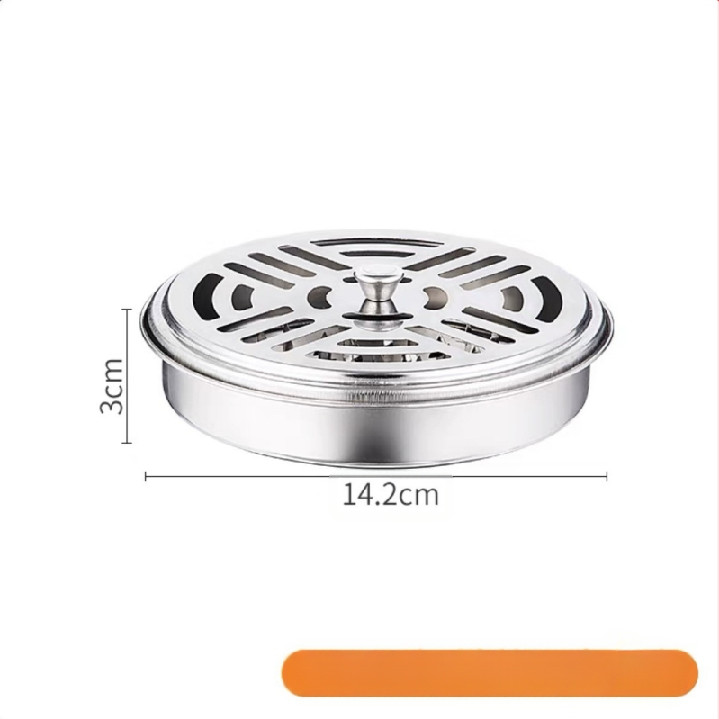 Nerūdijančio plieno musių gaudyklės dėžutė su dangteliu, vėjo atspari, daugkartinio naudojimo, su logotipu