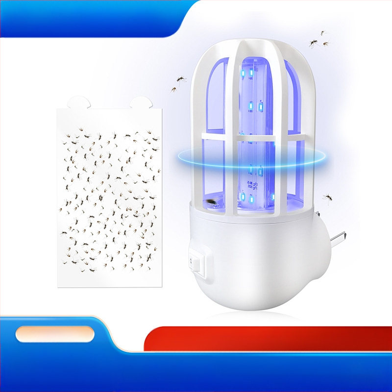 Nešiojama namų uodų naikinimo lemputė su elektriniu šoku, įkraunama, tylus gaudyklė