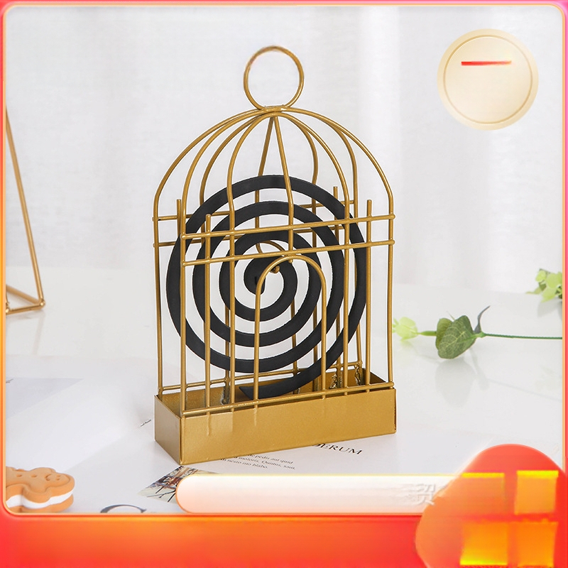 Geležinis paukščio narvas laikiklis moskito lazdų – trikampė pakabinama konstrukcija