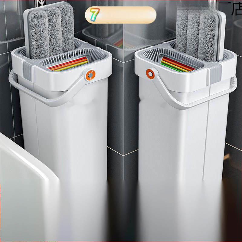 Plokščias grindų šluostė namų naudojimui su nerūdijančio plieno mentele, keturių krypčių spaudimo sistema, 2 kg apkrova, vienos pavaros mechanizmas