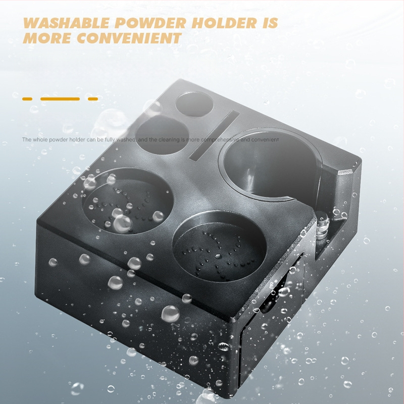 Kavos miltelių dėklas su stalčiumi - ABS - Daugiakomponentė baro sandėliavimo dėžė su rankenos laikikliu ir miltelių dozatoriumiumi