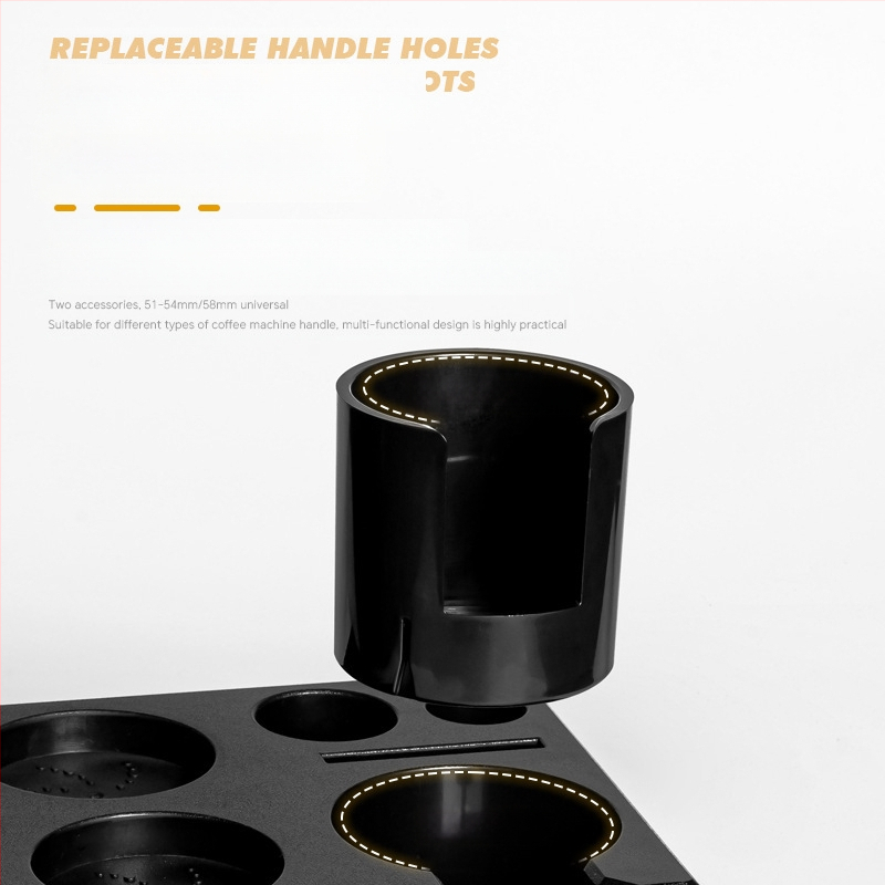 Kavos miltelių dėklas su stalčiumi - ABS - Daugiakomponentė baro sandėliavimo dėžė su rankenos laikikliu ir miltelių dozatoriumiumi