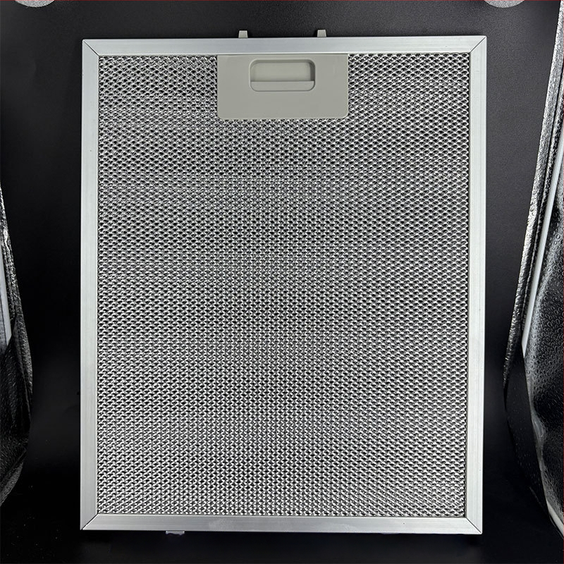 Οικιακός φίλτρο εξάτμισης κουζίνας με πλέγμα από ανοξείδωτο χάλυβα, μοντέλο 001, διαχωριστής λαδιού