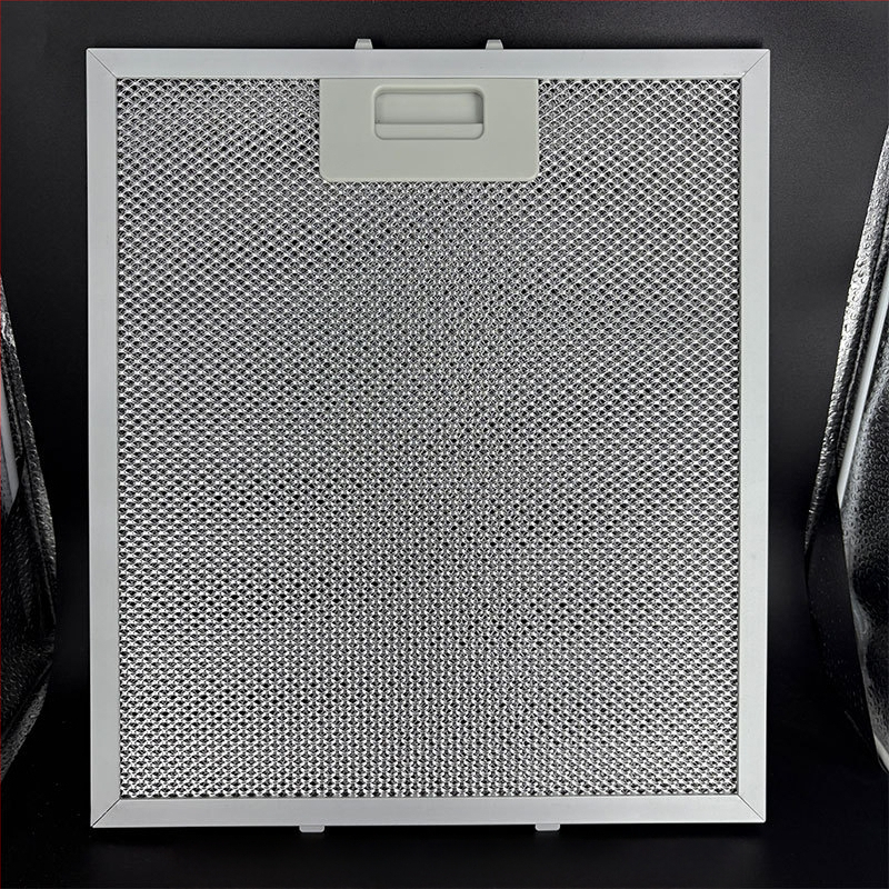 Οικιακός φίλτρο εξάτμισης κουζίνας με πλέγμα από ανοξείδωτο χάλυβα, μοντέλο 001, διαχωριστής λαδιού