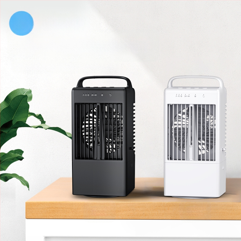 USB stalo ventiliatorius su rūko funkcija, be šepetėlių variklio, 3 greičiai, lietimui jautrus valdymas, triukšmas 45–50 dB