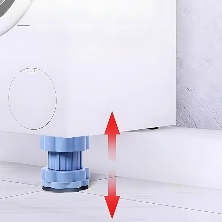 Plovimo mašinos ir šaldytuvo kojų padėkliukai – padidėjimas, vibracijų slopinimas, neslidinimas, tylus veikimas