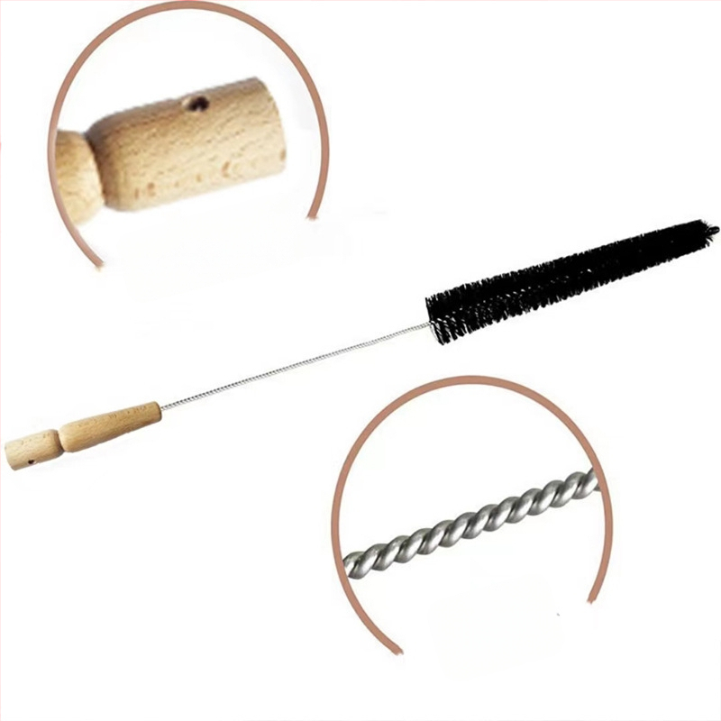 Skalbimo mašinos valymo šepetys, PET medžiaga, 0,01 kg, skirtas džiovintuvo vamzdžiams ir radiatorių vidiniams paviršiams valyti.